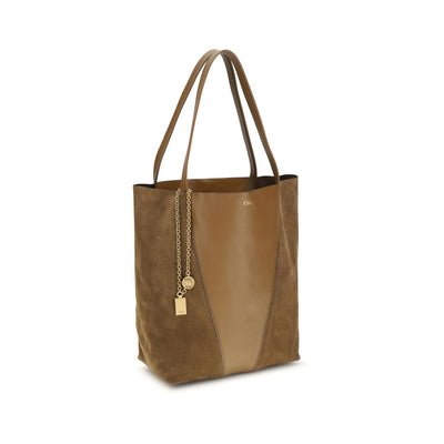 Chloé Beige Calf Leather Bos Taurus Shoulder Bag