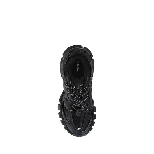 Balenciaga Black Polyethylene Athletic Sneakers