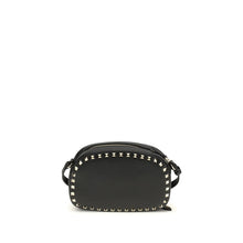 Valentino Garavani Black Calf Leather Bos Taurus Shoulder Bag
