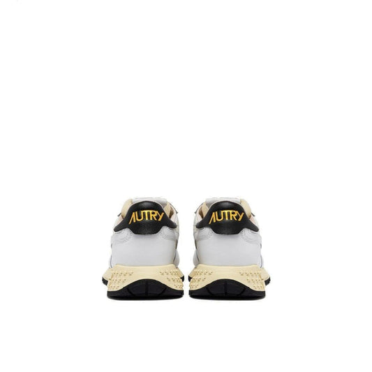 Autry White Leather Athletic Sneakers