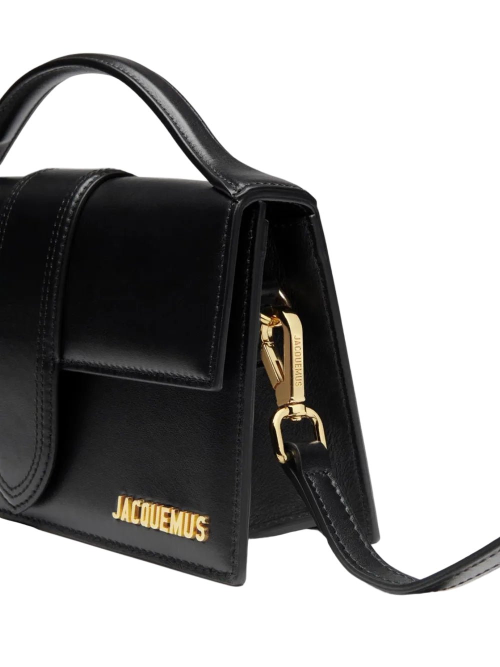 Jacquemus Black Leather Le Grand Bambino Handbag