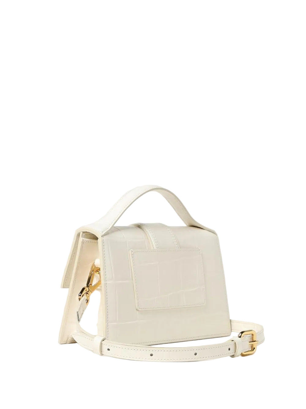 Jacquemus Ivory Cocco Le Grand Bambino Handbag