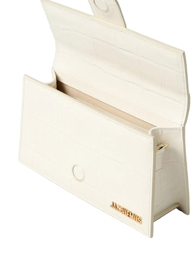 Jacquemus Ivory Cocco Le Grand Bambino Handbag