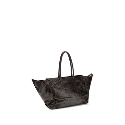 Benedetta Bruzziches Brown Calf Leather Bos Taurus Shoulder Bag