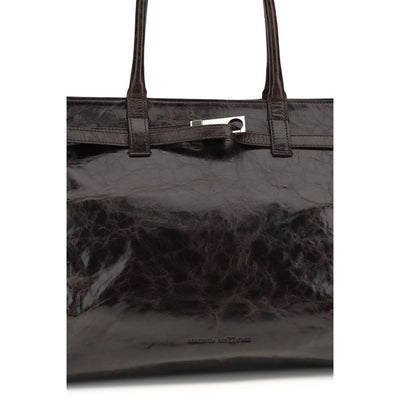 Benedetta Bruzziches Brown Calf Leather Bos Taurus Shoulder Bag