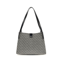 Balmain Black Cotton Shoulder Bag