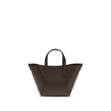 Brunello Cucinelli Bordeaux Calf Leather Bos Taurus Shoulder Bag