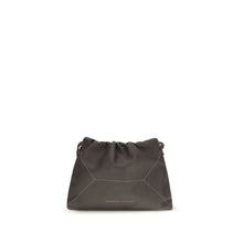 Brunello Cucinelli Brown Calf Leather Bos Taurus Shoulder Bag