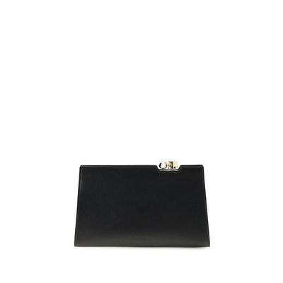 Jacquemus Black Calf Leather Bos Taurus Shoulder Bag
