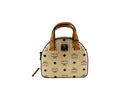 MCM Half Moon Mini Round Top Tote Crossbody Bag