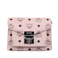 MCM Signature Patricia Leather Mini Flap Lock Crossbody Bag