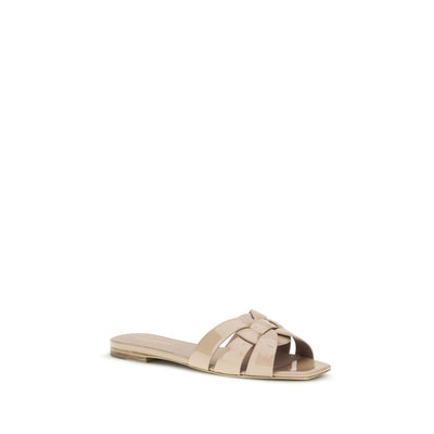 Saint Laurent Multicolor Calf Leather Bos Taurus Flat Sandals