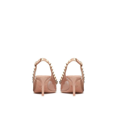Valentino Garavani Beige Calfskin High Heel Pumps