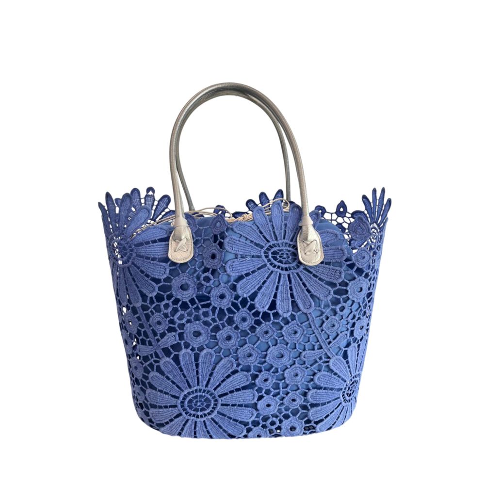 Baldinini Trend Blue PU Women Handbag