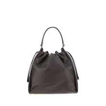Brunello Cucinelli Brown Calf Leather Bos Taurus Shoulder Bag