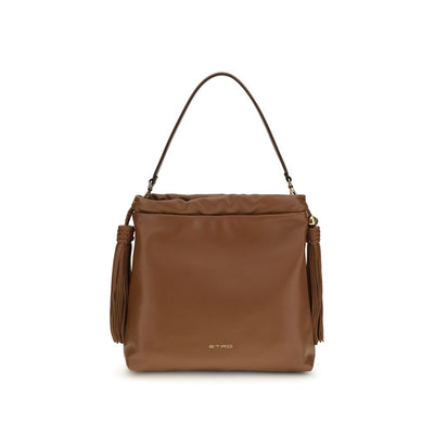 Etro Brown Lamb Ovis Aries Aries Shoulder Bag