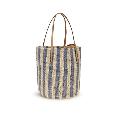 Valentino Garavani Multicolor Raffia Backet Bag