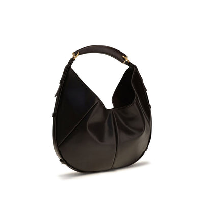 Saint Laurent Brown Calf Leather Bos Taurus Shoulder Bag