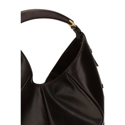 Saint Laurent Brown Calf Leather Bos Taurus Shoulder Bag