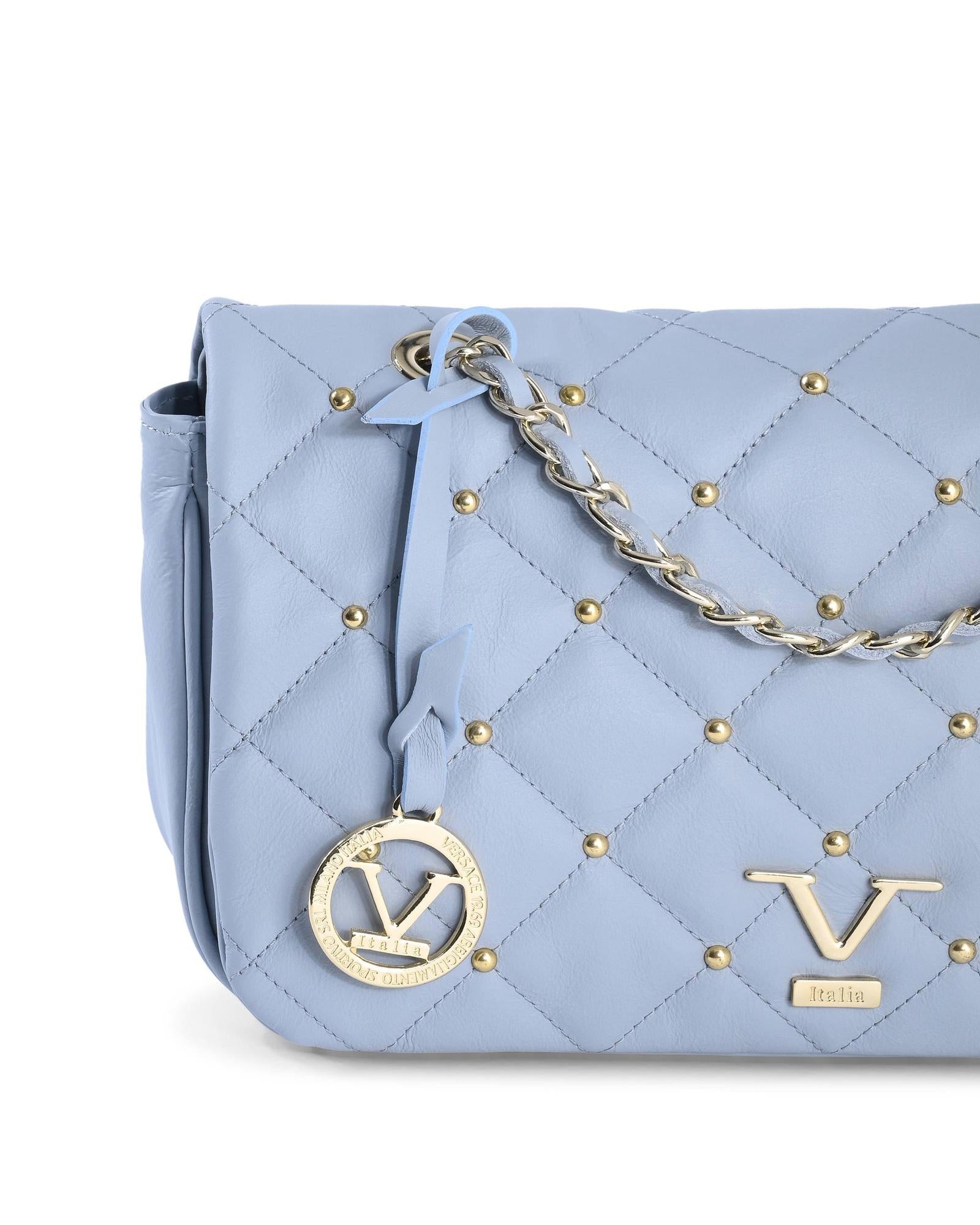 19V69 Italia Blue Shoulder Bag