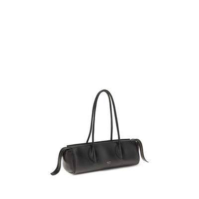 Khaite Black Lamb Ovis Aries Aries Shoulder Bag