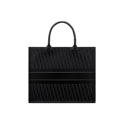 Dior Black Calfskin Tote Bag