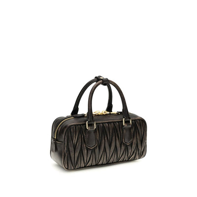 Miu Miu Brown Lamb Ovis Aries Aries Handbag