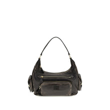 Miu Miu Brown Calf Leather Bos Taurus Shoulder Bag