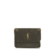 Saint Laurent Gray Lamb Ovis Aries Aries Shoulder Bag