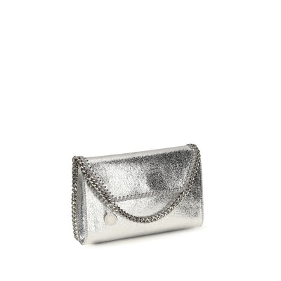 Stella McCartney Silver Polyester Shoulder Bag