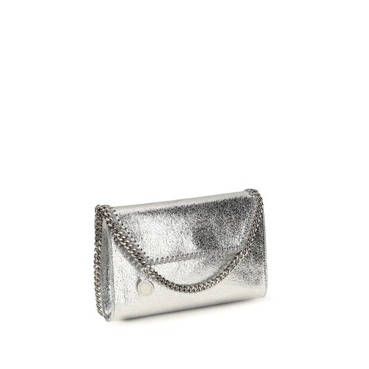 Stella McCartney Silver Polyester Shoulder Bag