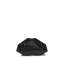 Alexander McQueen Black Calf Leather Bos Taurus Clutch Bag