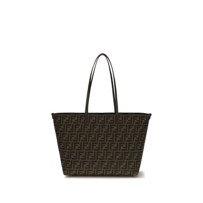 Fendi Brown Fabric Shoulder Bag
