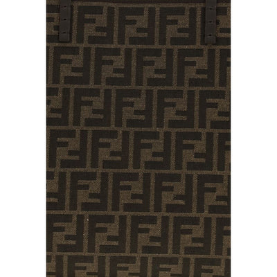 Fendi Brown Fabric Shoulder Bag