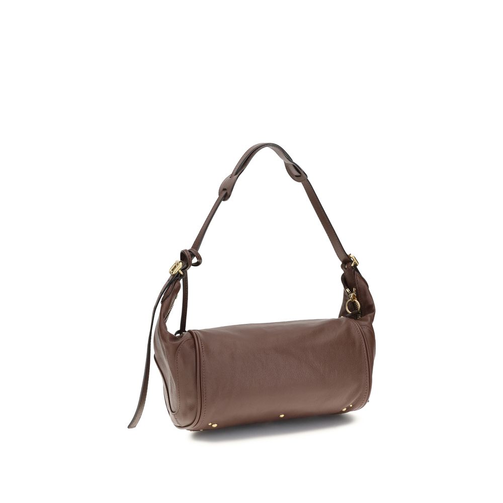 Chloé Brown Calf Leather Bos Taurus Shoulder Bag