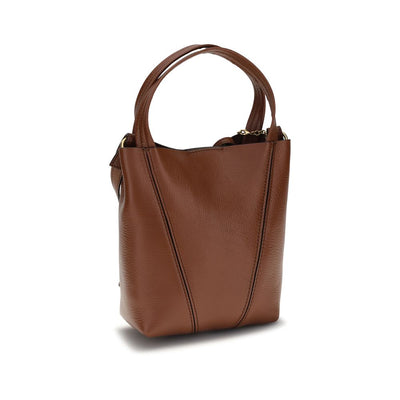 Chloé Brown Calf Leather Bos Taurus Shoulder Bag