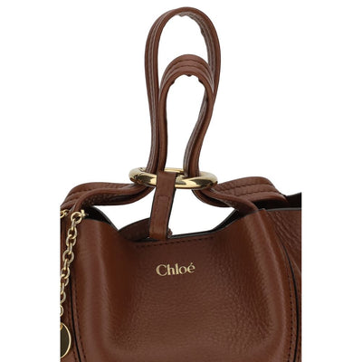 Chloé Brown Calf Leather Bos Taurus Shoulder Bag