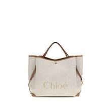Chloé Beige Cotton Shoulder Bag