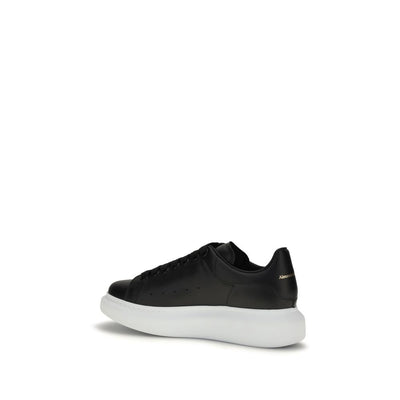 Alexander McQueen Black Calf Leather Bos Taurus Platform Sneakers