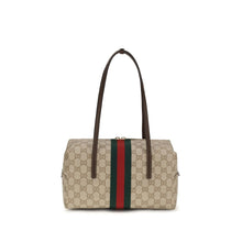 Gucci Medium Boston Melrose Beige GG Bag