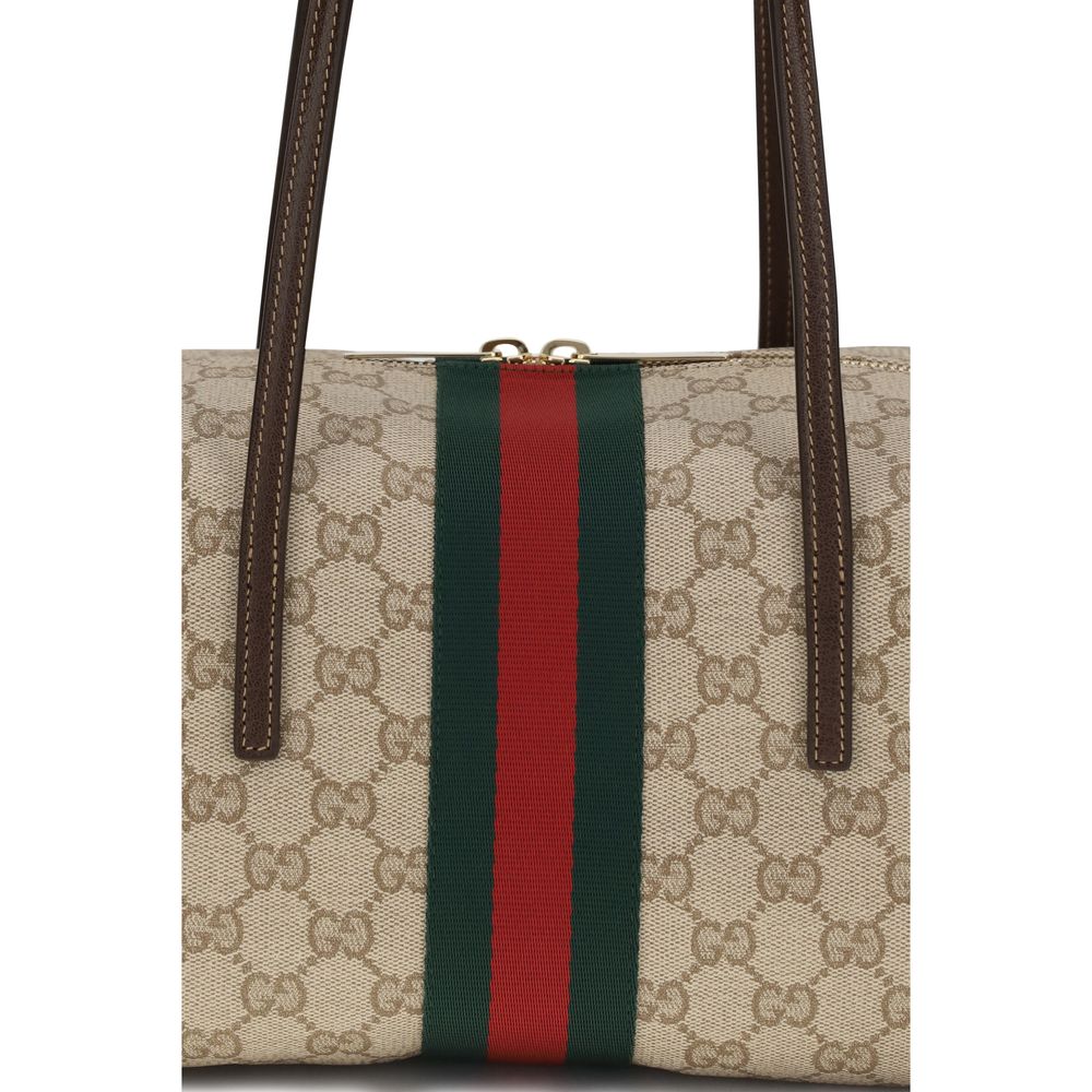 Gucci Medium Boston Melrose Beige GG Bag