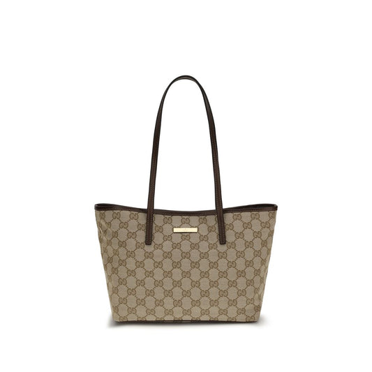 Gucci Large Tribeca Beige GG Tote Bag