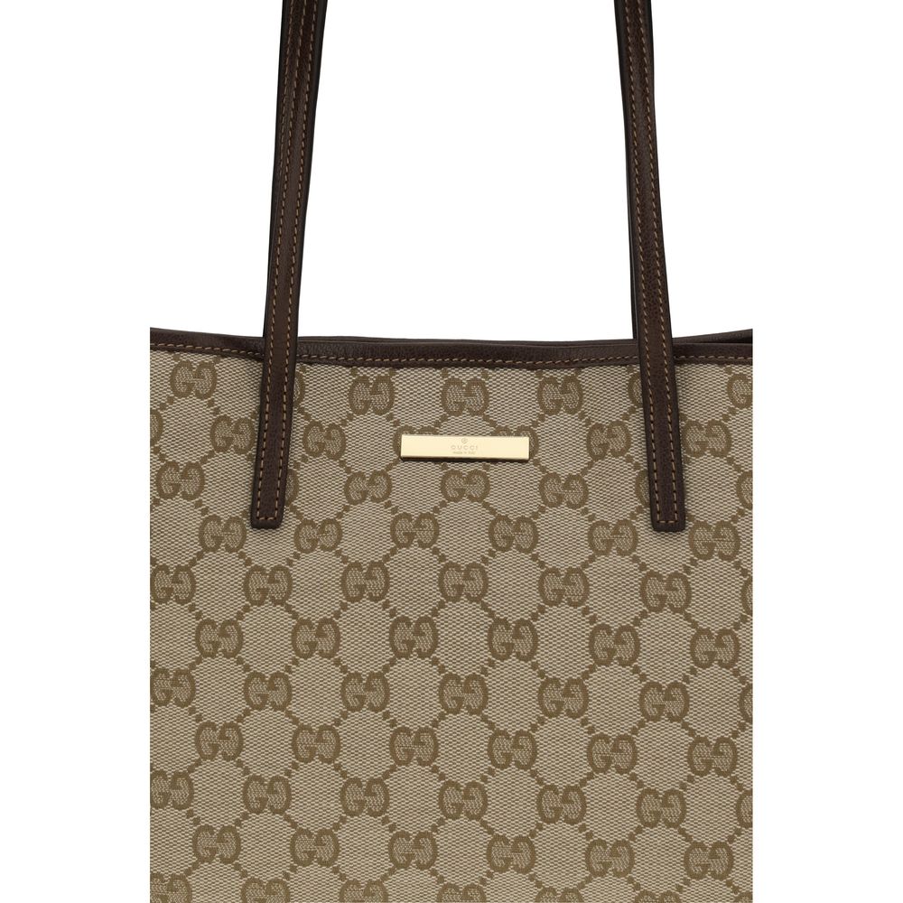 Gucci Large Tribeca Beige GG Tote Bag