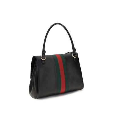 Gucci Black Calf Leather Bos Taurus Handbag
