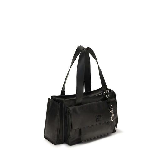 Miu Miu Brown Calf Leather Bos Taurus Shoulder Bag