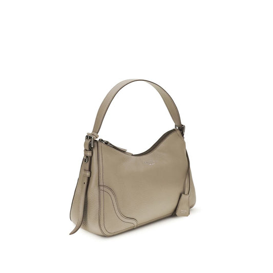 Prada Gray Calf Leather Bos Taurus Shoulder Bag