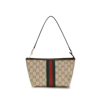 Gucci Small Beige GG Web Shoulder Pouch