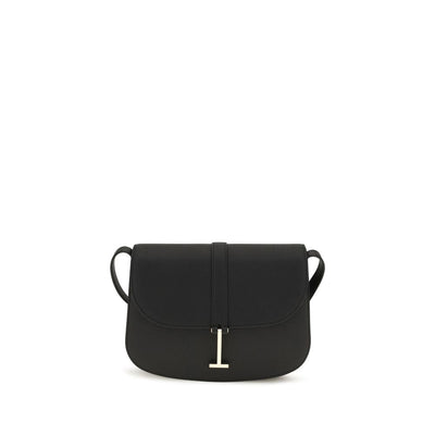 Tom Ford Black Calf Leather Bos Taurus Shoulder Bag
