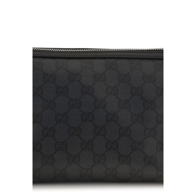 Gucci Small Essence Classic Black GG Pouch