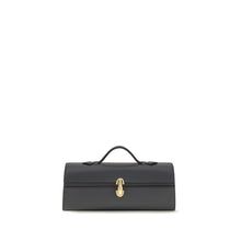 Savette Gray Calf Leather Bos Taurus Handbag